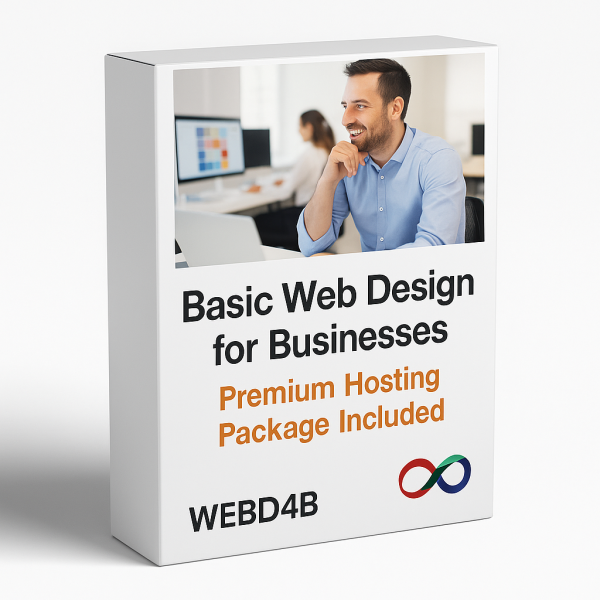 Basic Web Design for Businesses **Premium Hosting Package Included**