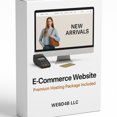E-Commerce Solution **Premium Hosting Package Included**